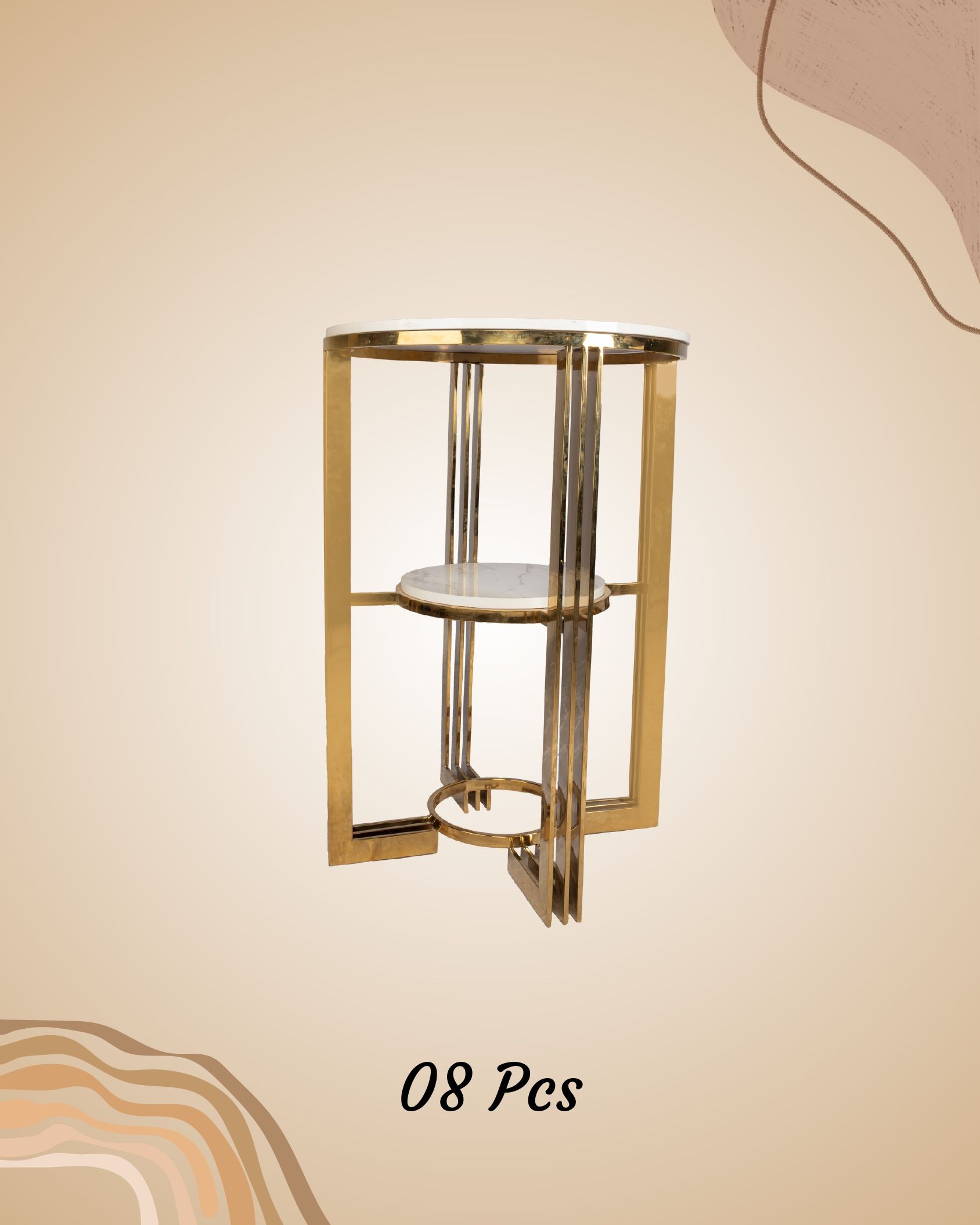 Phagun Decor Co - White Standing Table